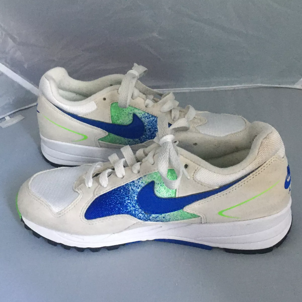 profundo Cornualles Púrpura Nike Air Skylon 2 Hyper Sneakers Youth Men 4.5 White Royal Blue Green  A01551 107 | eBay