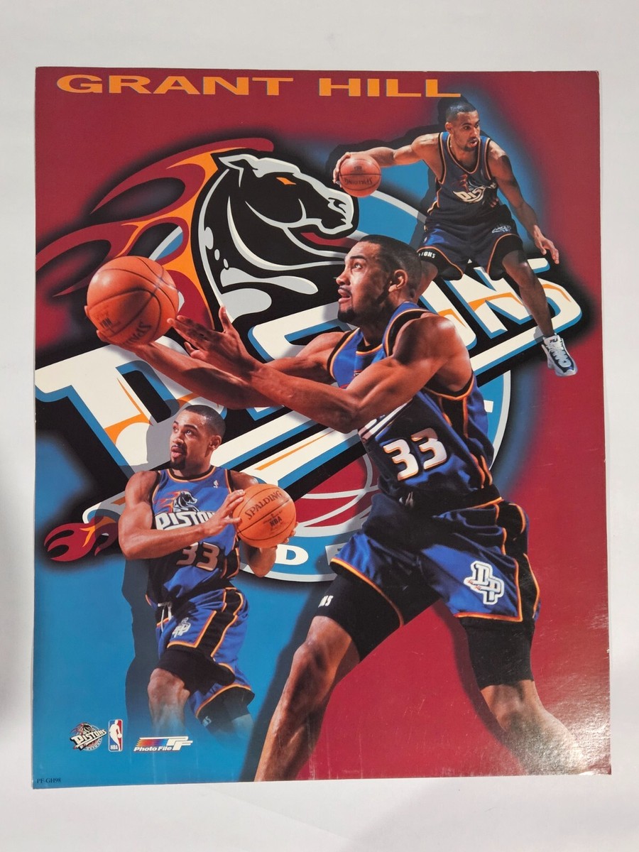 VINTAGE POSTER ~ Grant Hill Detroit Pistons 1998 PF-GH98 Photo