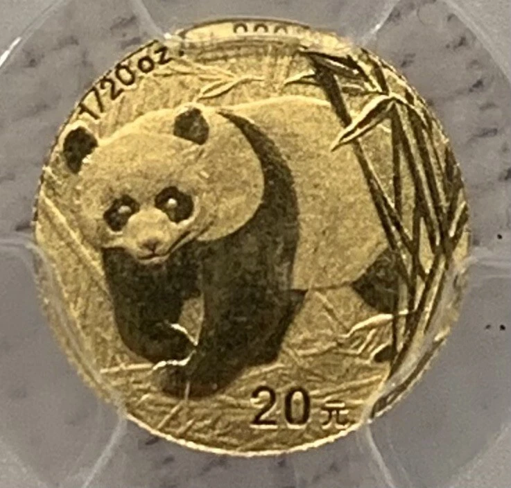 MS70 2001 China 20 Gold Yuan - Panda - Graded PCGS MS 70 - Image 3 of 4
