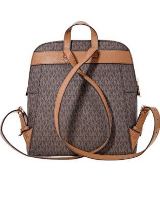 MICHAEL Michael Kors Rhea Zip Medium Slim Backpack Brown | eBay