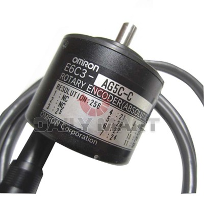 OMRON E6C3-AG5C 256P/R OPTICAL ROTARY ENCODER 12-24V PLC MODULE NEW