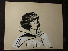 1960's SUB-MARINER TV Animation Cartoon Production Art LADY DORMA Sc30 9F4
