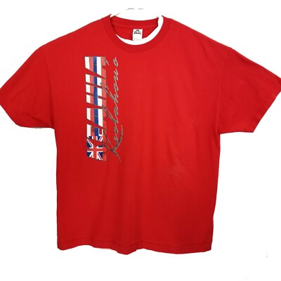ALL Style Red Hawaii Kahoe Keahia Short Sleeve T-shirt Size XXL EUC %100 Cotton