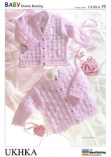 Hand Knitting PATTERN ONLY DK Baby Toddler Child Cardgians UKHKA19 New