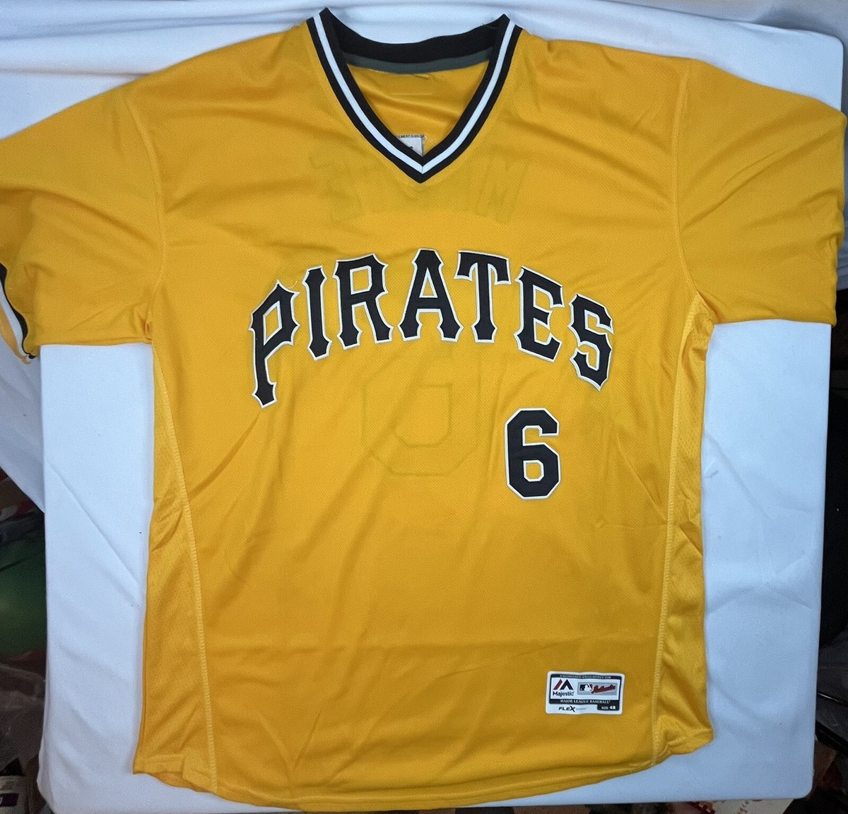 Majestic Flex Base Sterling Marte Pittsburgh Pirates Jersey MLB Size 48 NWT