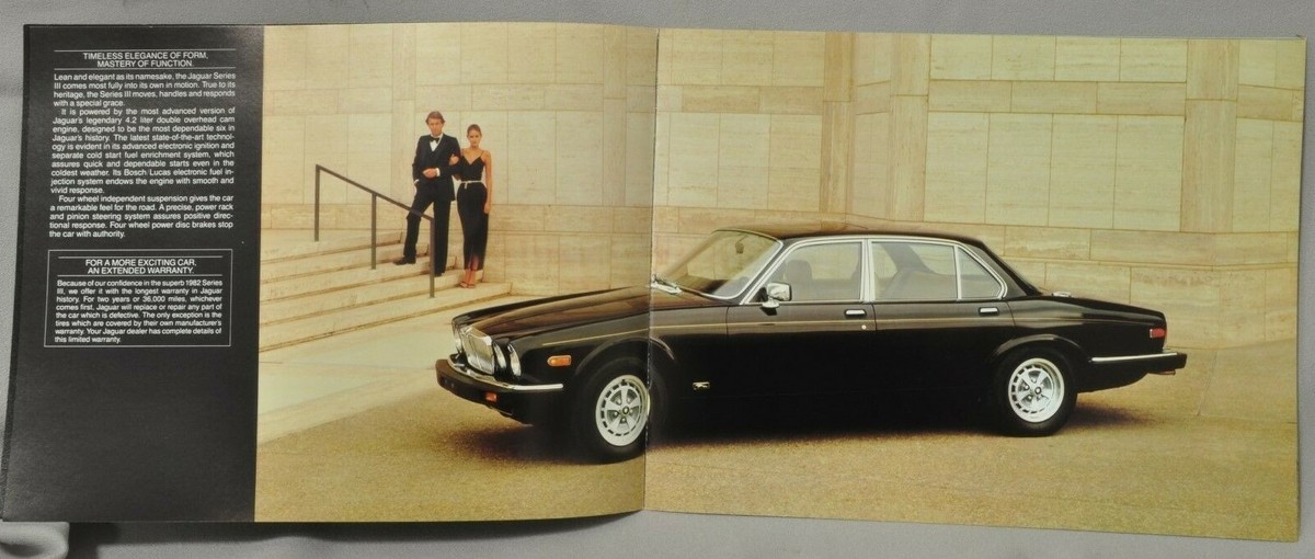 Jaguar 1982 XJ6 Series 3 Vanden Plas Series III brochure | eBay