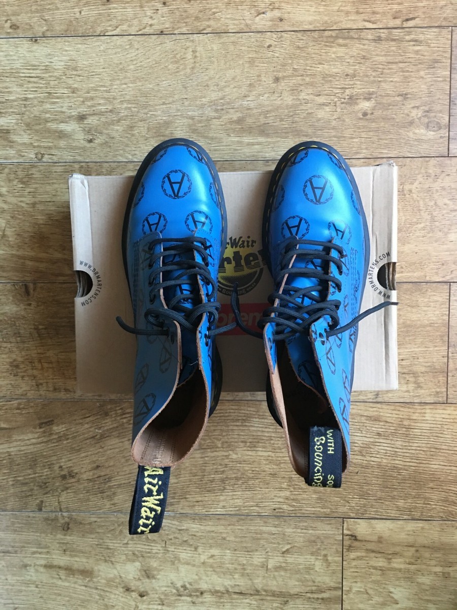 Supreme Undercover Dr. Martens Anarchy Royal Blue Boots Pascal UK