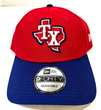 Texas Rangers MLB NE The League ALT 3 2020 Adjustable Hat~ Red/Blue