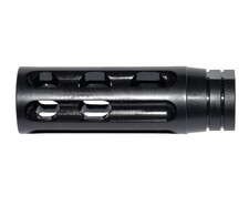 Black Color Ruger 1022 10/22 Steel 1/2x28 TPI Thread Compensator Muzzle Brake