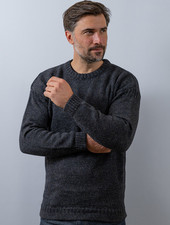 NWT Aran Men's Crew Neck Guernsey Sweater, Choose Color  Size  