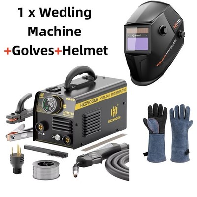 HZXVOGEN 3-IN-1 Gasless MIG Lift TIG MMA IGBT Inverter Welding Machine 110/220V