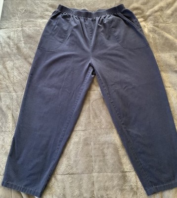 Classic Elements Women s Size 18W Elastic Waist Pull Up Pants 