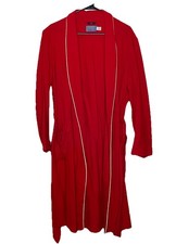 Pendleton Bathrobe Red Size M Virgin Wool Long Belted USA Made Vintage 60's 70's