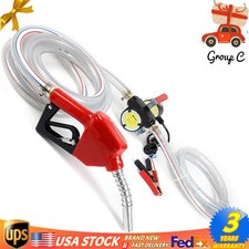 200w Fuel Transfer Pump Electric Diesel Kerosene Pump 12V DC Nozzle Hoses