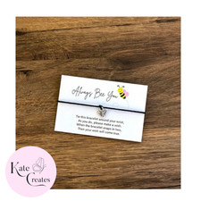 60 x Wish Bracelet Card String Friend Gift Business bee you wholesale Bulk Buy