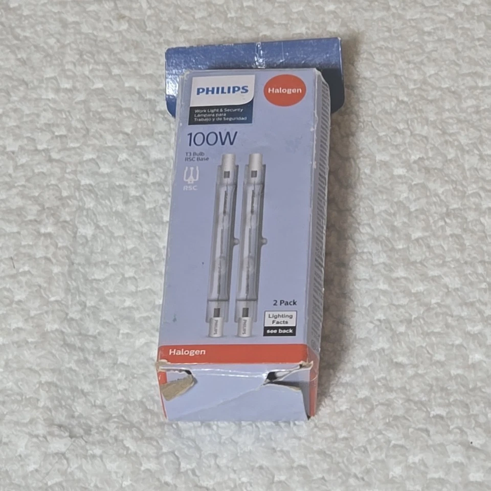 Philips T3 100W Work Light & Security Bulbs RSC Base (2 per Pack) (S) - Image 4 of 4