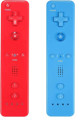 Wii Controller 2 Pack Wii U Remote Mit Silikongehäuse Und Handgelenksgurt (Rot+B