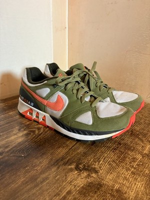 Size 12- Men's Nike Air Stab (Green/Orange/White) 2005