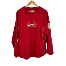 Majestic St. Louis Cardinals Therma Base pullover shirt the 2011 World Series