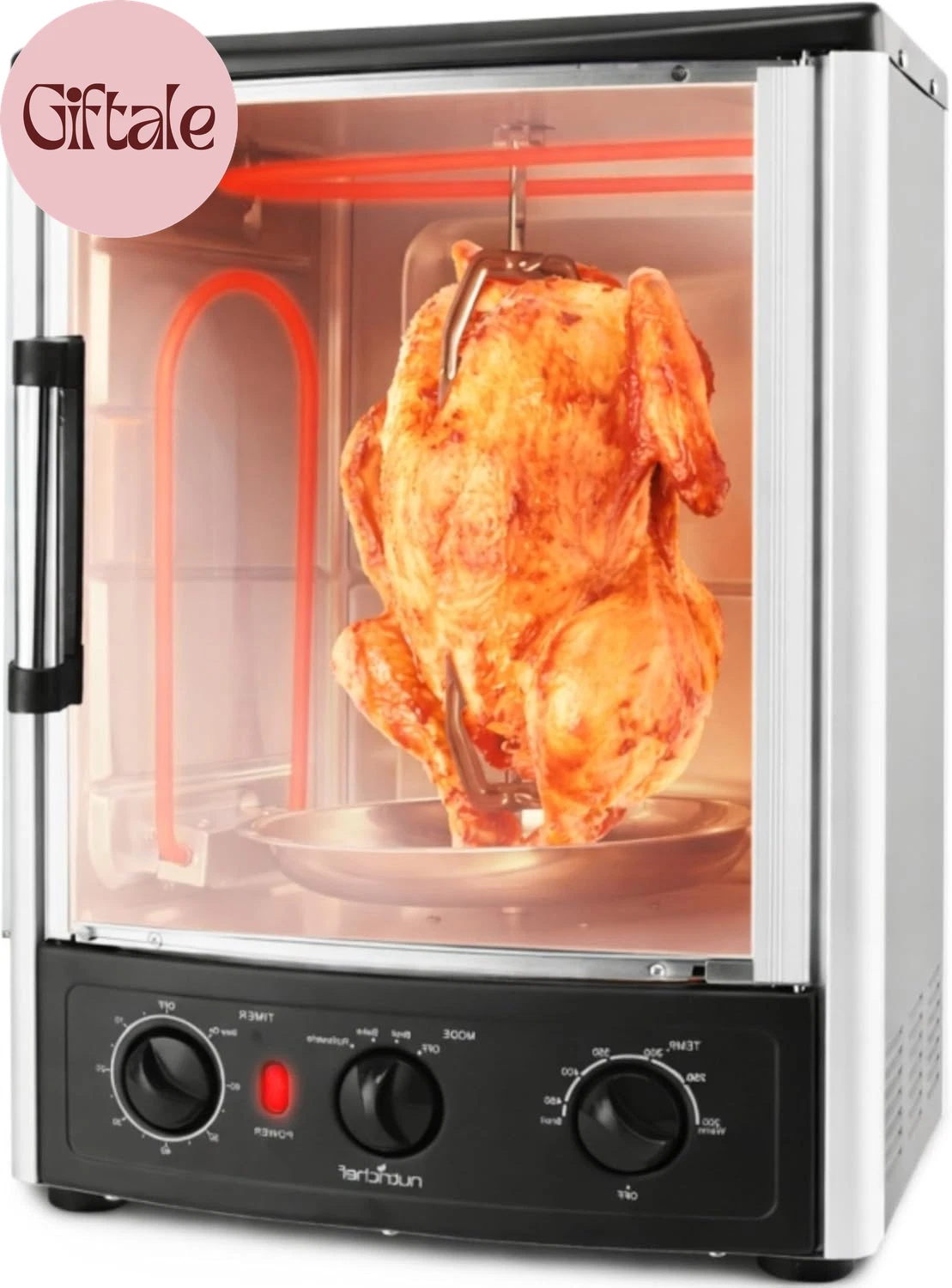 Vertical Countertop Oven with Rotisserie, Bake, Broil, & Kebab Rack Functions -
Opens in a new windo