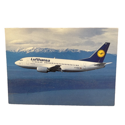 Postkarte Ansichtskarte AK Flugzeug Lufthansa Airline Issue Boeing 737-500