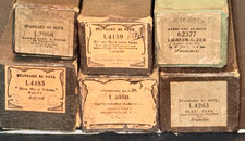 VINTAGE EARLY 1900's STANDARD 65 NOTE PIANO ROLLS  LOT OF 6  EX 