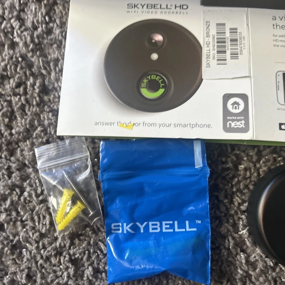 Cámara Timbre Skybell HD WiFi 1080p Color Visión Nocturna Bronce Foto 3 de 4