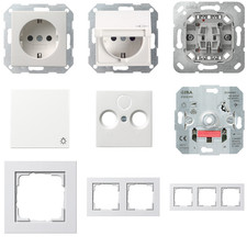 Gira E2 System 55 reinweiß seidenMATT Schalter Steckdose etc Auswahl nach Wunsch