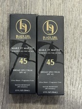2 Pack  Dark Skin Face Sunscreen Black Girl Matte Ult Sheer SPF 45. Exp 6/25