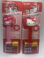 PEZ Hello Kitty & My Melody PEZ Dispensers - Sanrio- New in Package-2005