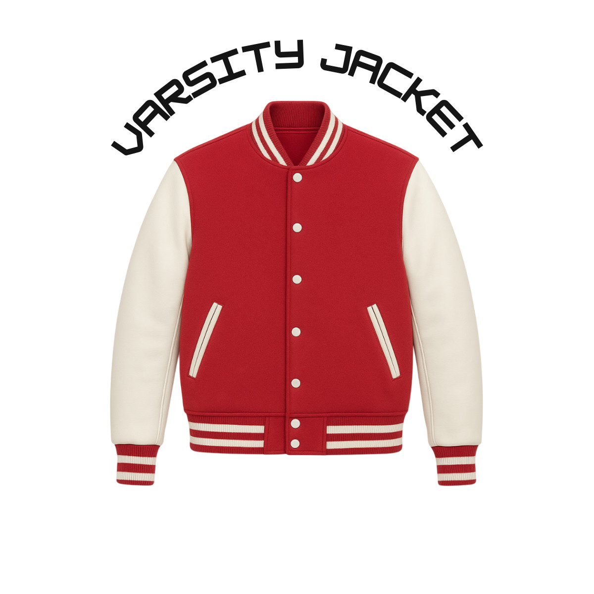 Classic Varsity Jacket Bomber Retro Baseball College Unisex Sizes
