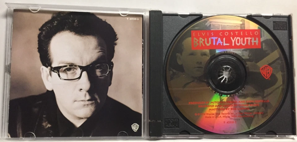 Elvis Costello - Brutal Youth (CD,1994,Warner,1st Ed) 9 45535-2, RARE 1st PRESS! - Image 4 of 4