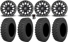 Fuel Vector Beadlock 15" Wheels 30" Pro Runner Tires Can-Am Commander Maverick