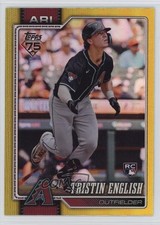 2026 Topps Series 1 Yellow Rainbow Foil 360/399 Tristin English #346 0yk4