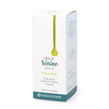 Farmaderbe Olio di Ricino Puro al 100%, 100ml