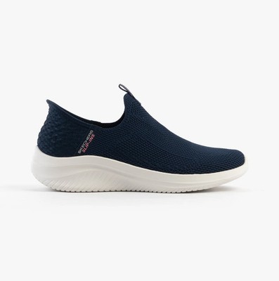 Skechers Flex 3.0-Easy WIN Damen Textil Slipper Ultra Navy Freizeit Sneaker