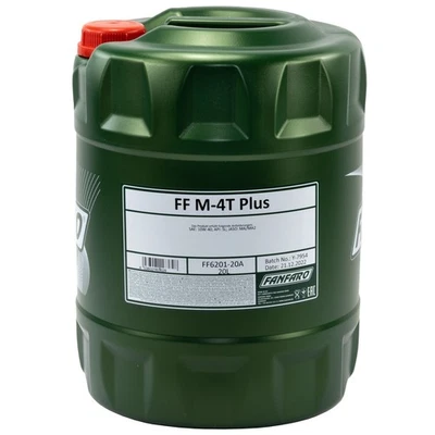 Fanfaro Motoröl M-4T+ 10W-40 API SL 20 Liter für Honda Peugeot Suzuki Yamaha MBK - Bild 1 von 4
