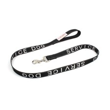 Albcorp Service Dog Leash - Embroidered - Padded Neoprene Handle Reflective -