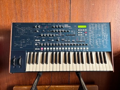 KORG MS2000 Virtual Analog Modeling Synthesizer w/ power supply