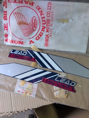 Extrem seltene echte New Old Stock Honda NC 80 Blei, Rückwand Aufkleber