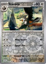 Staravia 149/198 Reverse Holo SV01: Scarlet & Violet Base Set Pokémon Card TCG