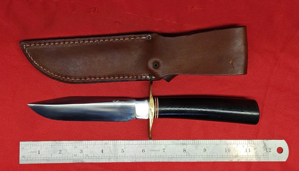  Cuchillo de Lucha Vintage Blackjack Modelo 5 Hunter Effingham Hecho en Estados Unidos OBO Foto 3 de 4