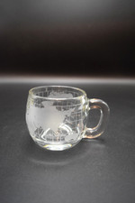 Vintage 1970s Nestle Nescafe World Globe Etch...