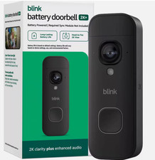 NEW - Blink Battery Doorbell (ADD ON) - Black...