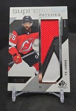 2021-22 SP Game Used Supreme Patches P.K. Subban New Jersey Devils /15