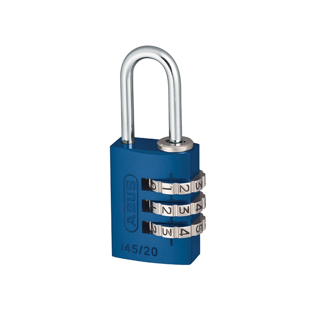 ABUS 145/20 20mm Aluminium Combination Padlock Blue - Image 4