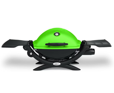 #ad SALE Weber Q 1200 Portable Propane Gas Grill Green 51070001 100% AUTHENTIC $195.99