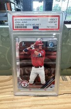 2019 Bowman Draft - Chrome Josh Jung #BDC-7 Red Helmet (RC)