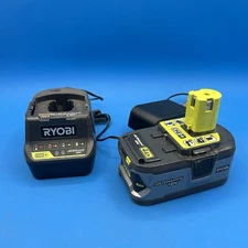 RYOBI P118 Charger and P108 Battery 4.0Ah 18V LITHIUM-Ion ONE+ OEM Tested
