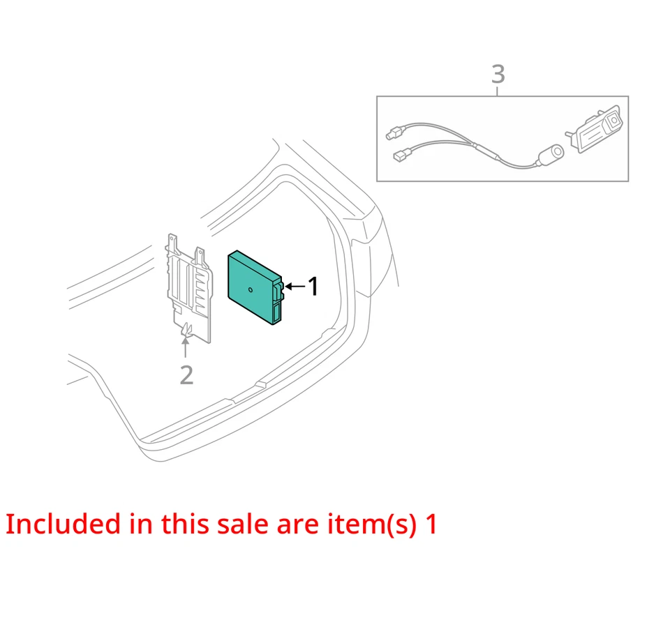 Chasis ECM Driver Assist VIN Fp 7º y 8º dígito compatible con 09-17 AUDI Q5 639473 Foto 3 de 4
